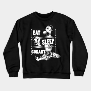 Eat Sleep Gokart - Go karts Gift graphic Crewneck Sweatshirt